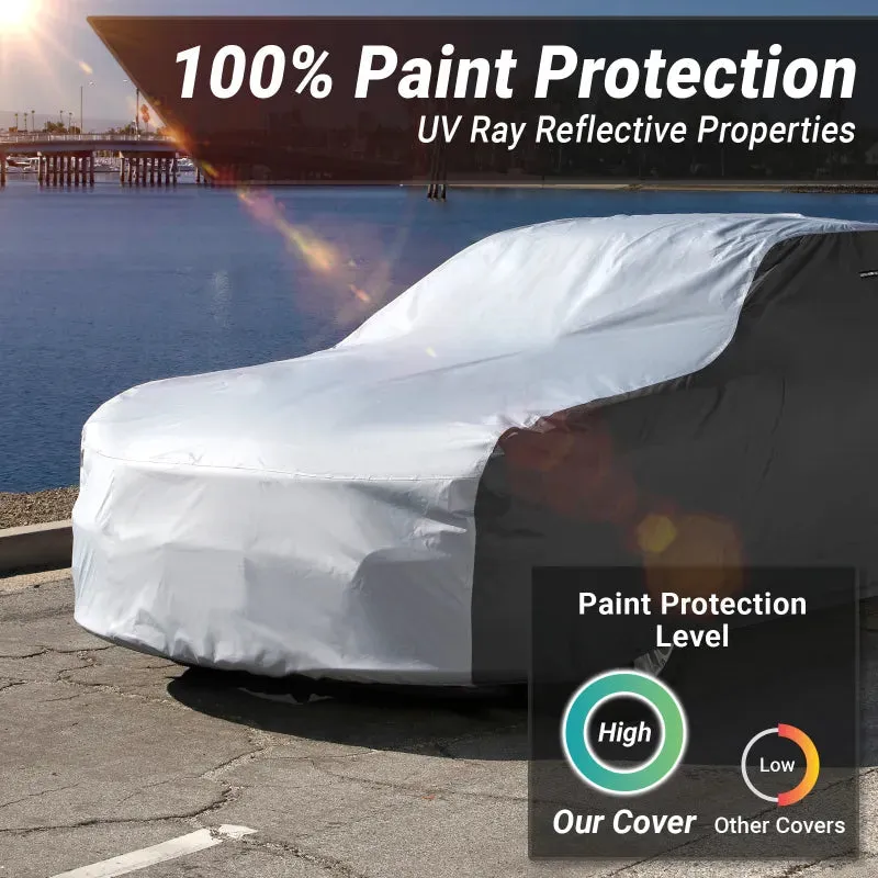 1982-1991 Porsche 944 TitanGuard Car Cover-2-Tone-Black and Gray