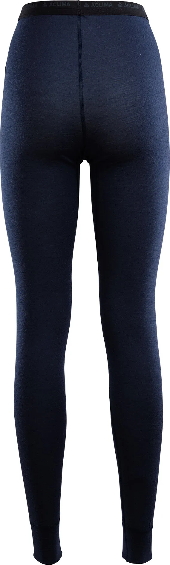 Aclima LightWool Reinforced Longs Woman Navy Blazer/Purple Impression | Buy Aclima LightWool Reinforced Longs Woman Navy Blazer/Purple Impression here | Outnorth