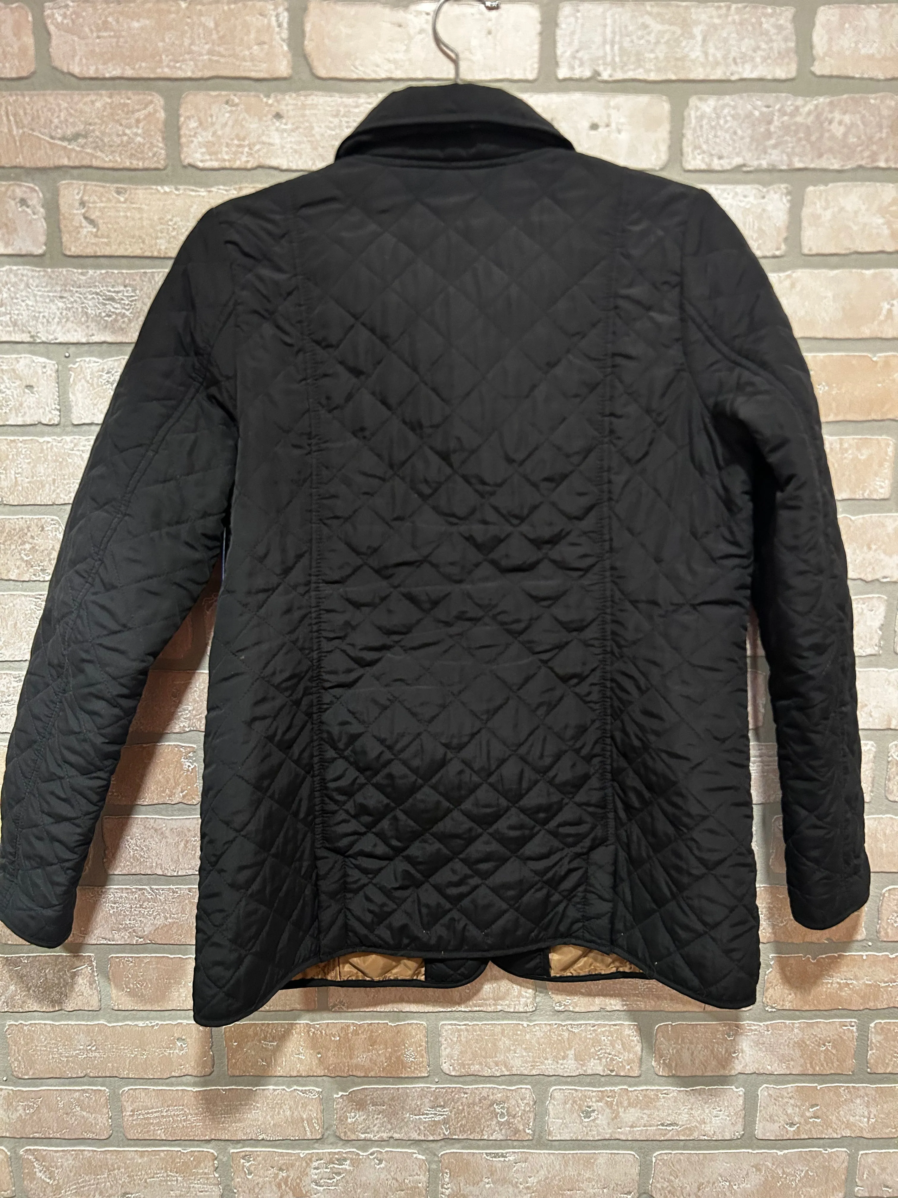 BLACK QUILTED JACKET $169