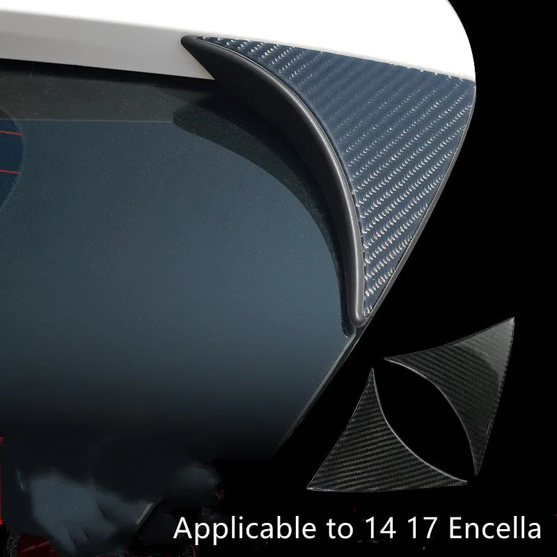 Color: Carbon fiber rear wing - Angkesera Lip Front Bumper Big