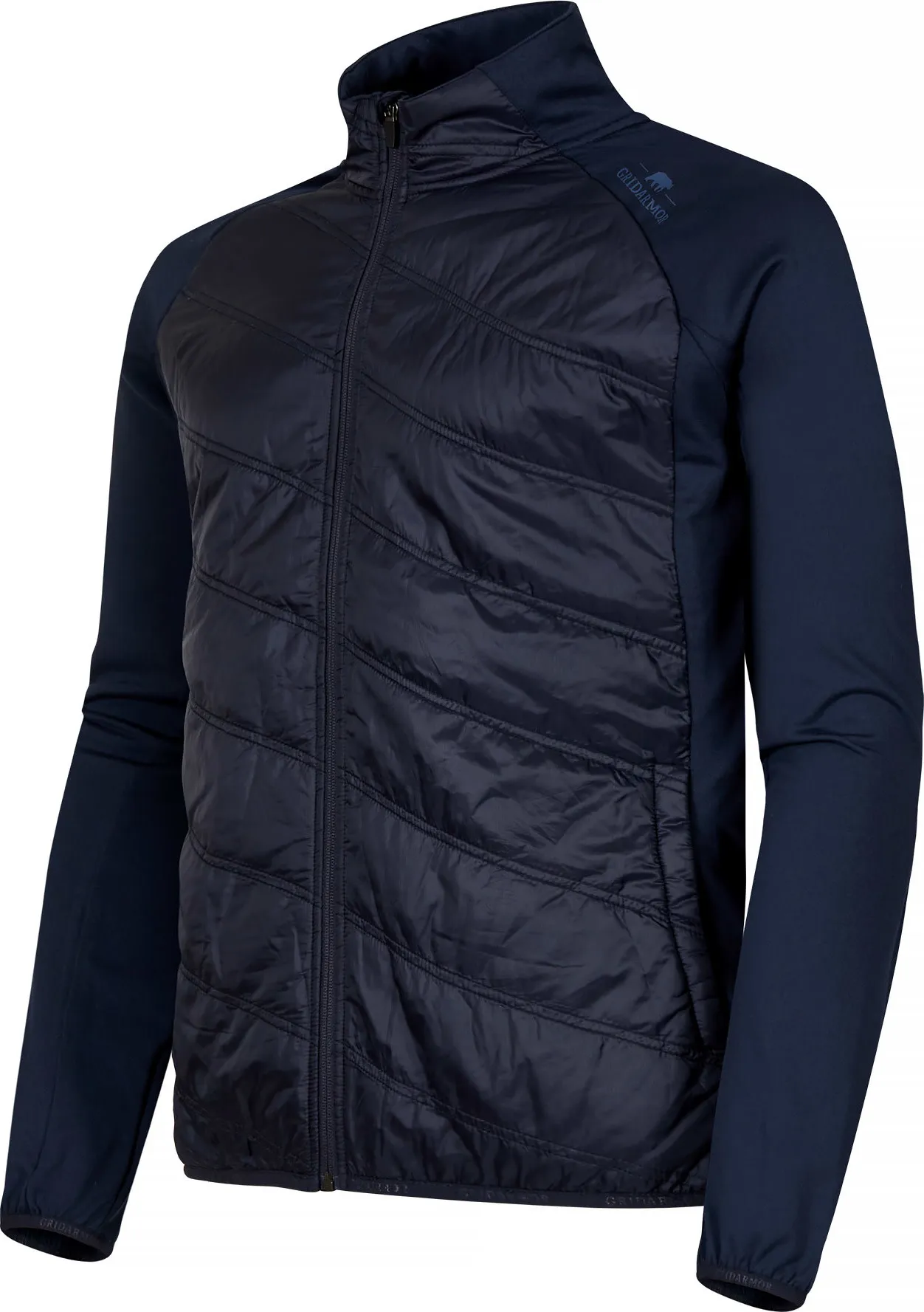 Gridarmor Wool Padded Jacket Men Navy Blazer | Buy Gridarmor Wool Padded Jacket Men Navy Blazer here | Outnorth