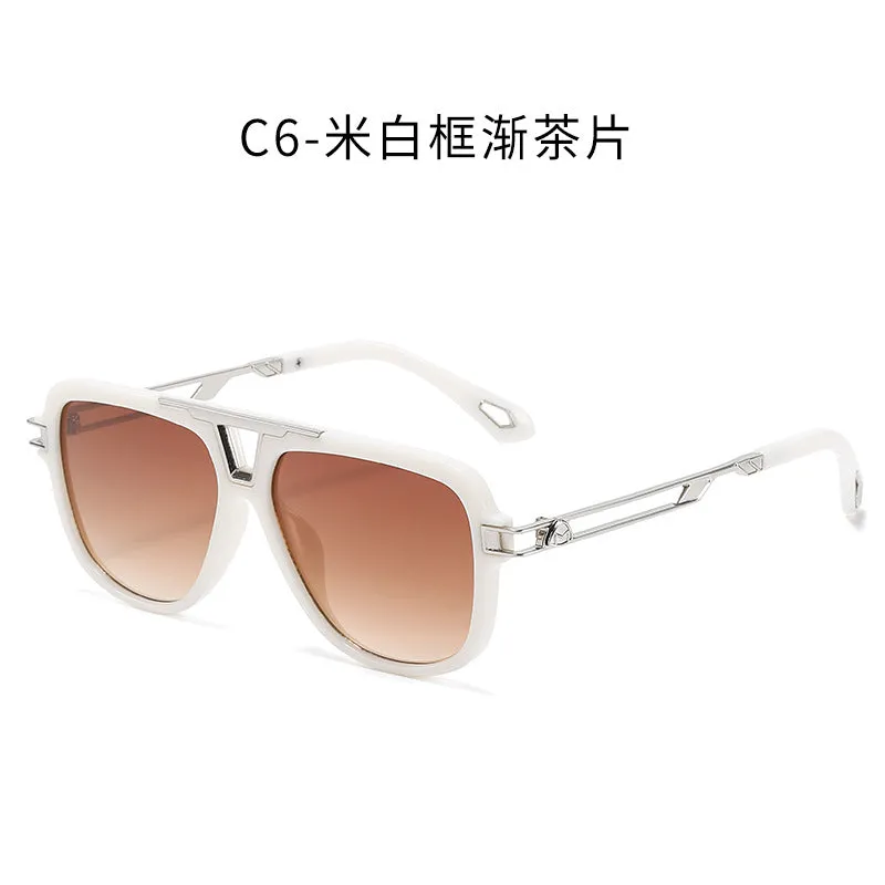 metal square sunglasses for men and women toad Sunglasses UV resistant glasses