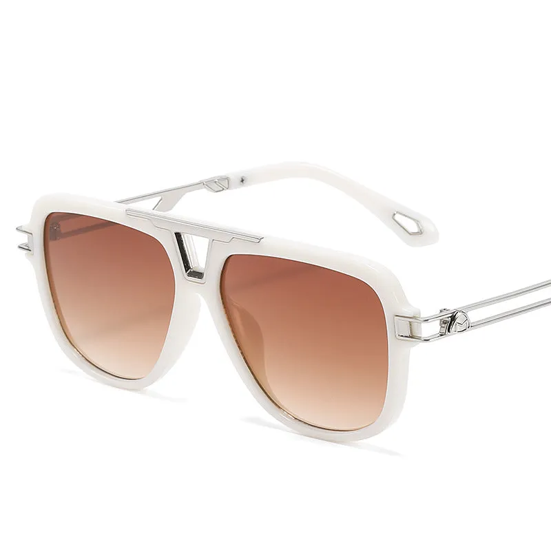 metal square sunglasses for men and women toad Sunglasses UV resistant glasses