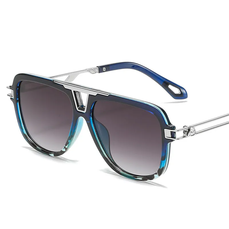 metal square sunglasses for men and women toad Sunglasses UV resistant glasses