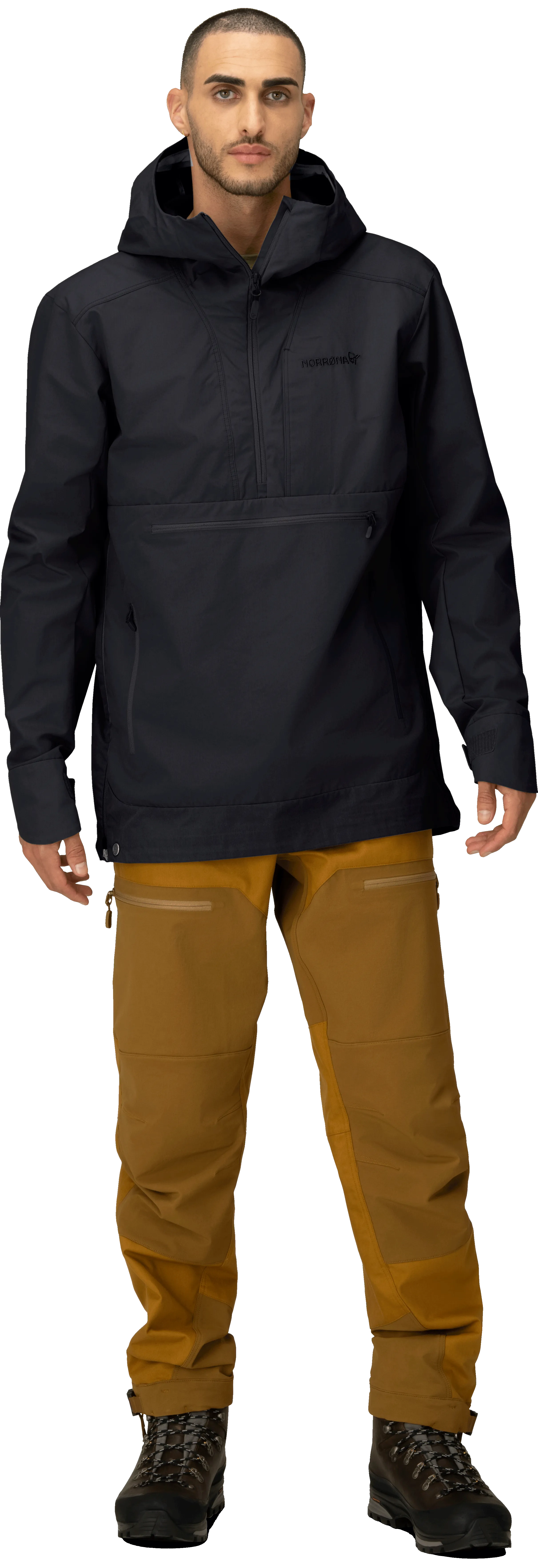 Norrøna Men&#x27;s Femund Cotton Anorak Navy Blazer | Buy Norrøna Men&#x27;s Femund Cotton Anorak Navy Blazer here | Outnorth