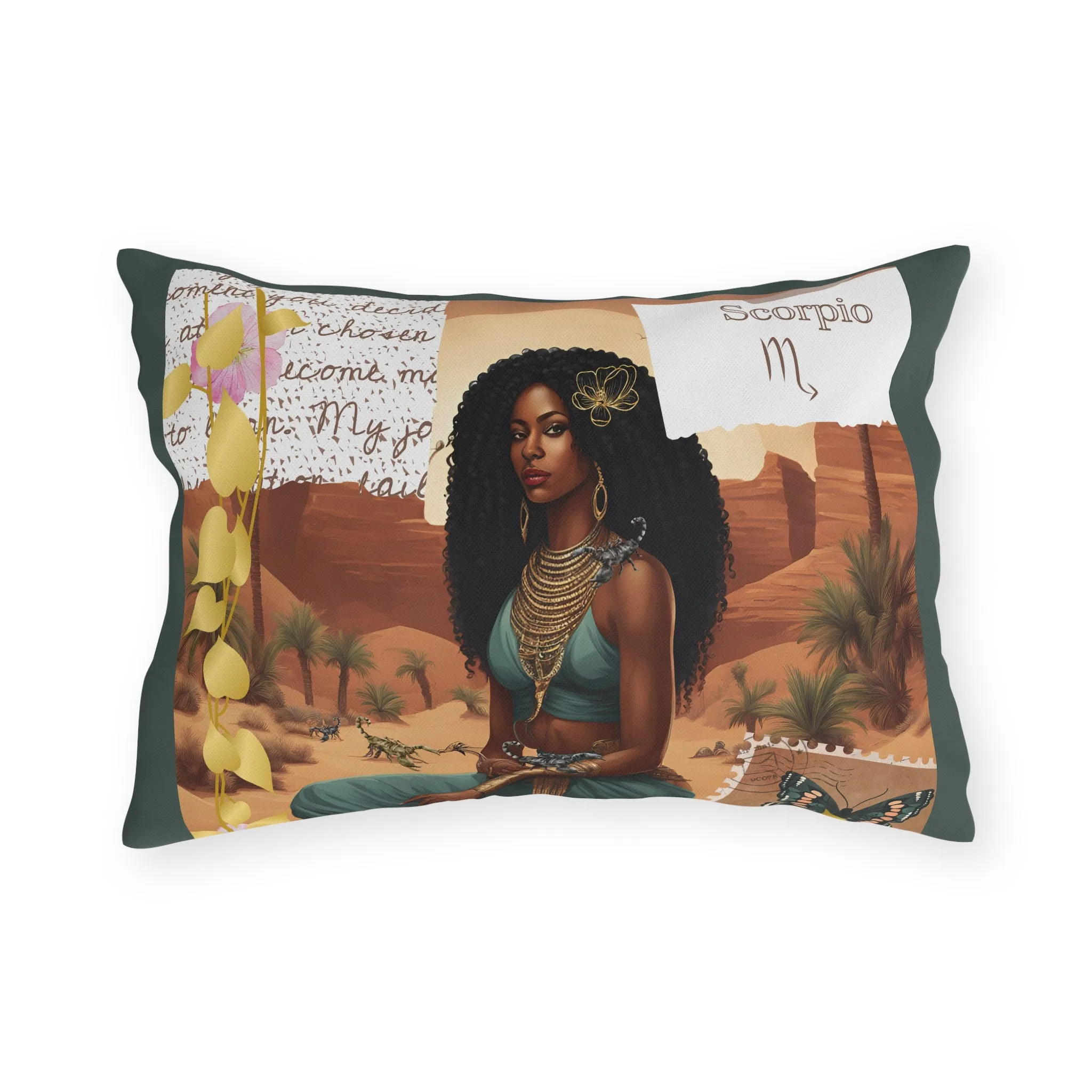 Outdoor Pillow - Scorpio Zodiac Sign
