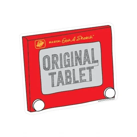 Pipsticks Vinyl Sticker Original Tablet
