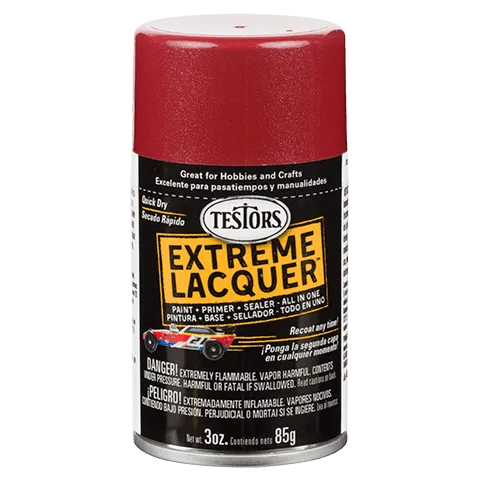 Testors Extreme Lacquer Paint Line 1830-1849